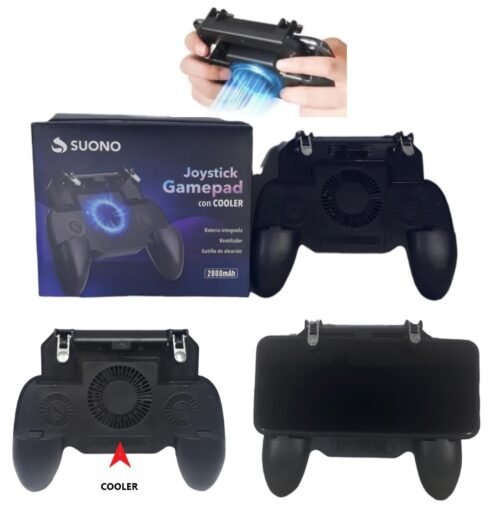 Joystick para celular con cooler