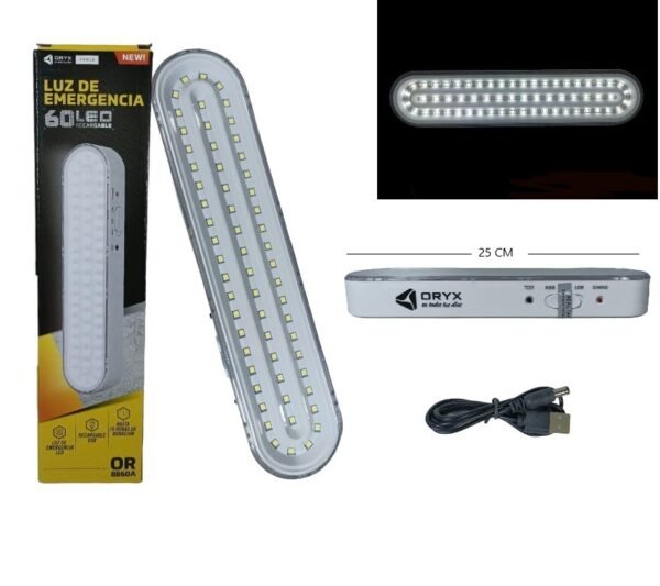 Luz de Emergencia 60 led Oryx or8860a