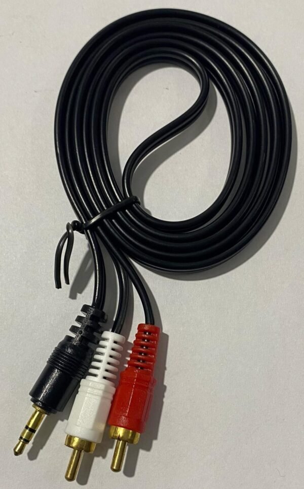 Cable Miniplug a 2 Rca