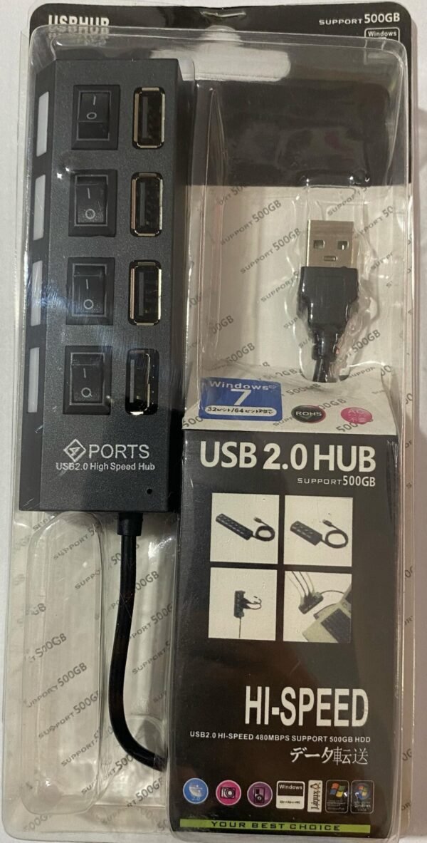 Multi Hub 4 Puertos usb