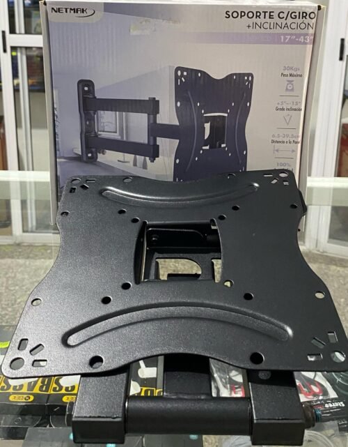 Soporte Para Tv c/Giro + Inclinación de 17" a 43"