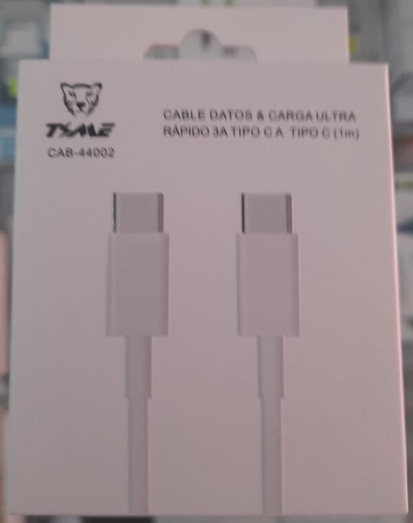 Cable USB time cab-44002 tipo C a C