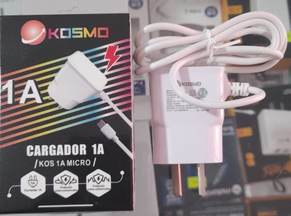cargador-kosmo-1amp Cargador Kosmo 1 amp MIcroUsb