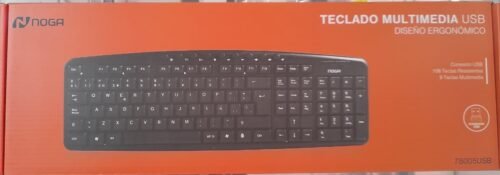 Teclado multimedia noga 78005 usb