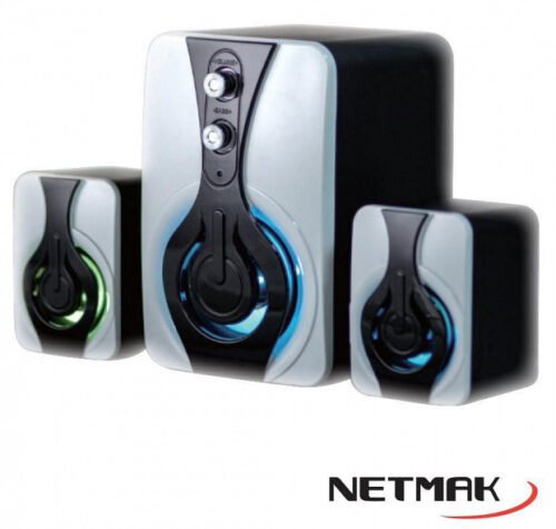Parlante para Pc 2.1 Usb Netmak trueno