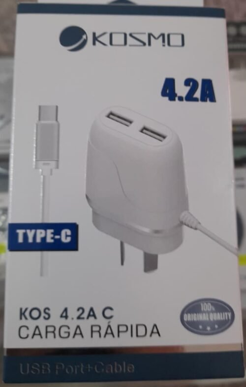Cargador Tipo c 4.2 amp