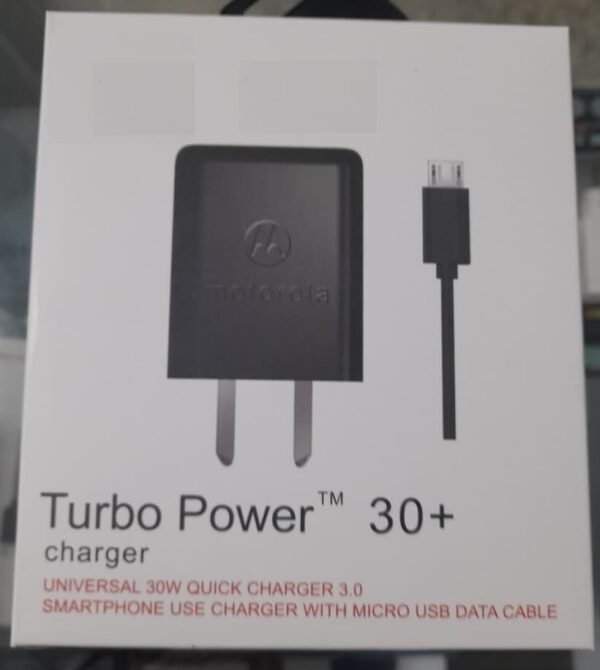 Cargador Microusb Carga Rápida 30w